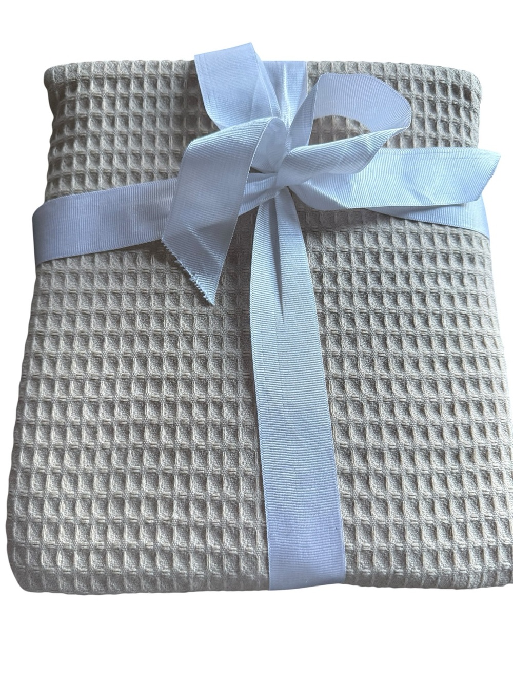100% Cotton Waffle Weave Throw Blanket 50x60